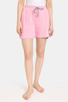 Rosaline Tom & Jerry Knit Cotton Shorts - Pink nectar — thumbnail 2